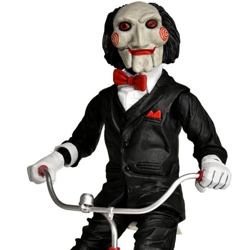 Saw Billy the Puppet with Tricycle 12-Inch Talking Figure